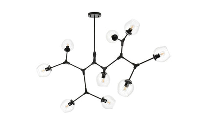 Elegant Furniture & Lighting - Cavoli 60 inch Chandelier in Black - 1712G60BK veiw 8