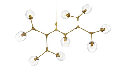 Elegant Furniture & Lighting - Cavoli 60 inch Chandelier in Brass - 1712G60BR veiw 3