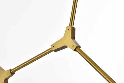 Elegant Furniture & Lighting - Cavoli 60 inch Chandelier in Brass - 1712G60BR veiw 7