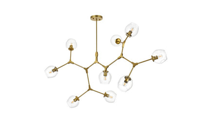 Elegant Furniture & Lighting - Cavoli 60 inch Chandelier in Brass - 1712G60BR veiw 8