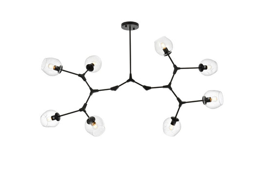 Elegant Furniture & Lighting - Cavoli 61 inch Chandelier in Black - 1712G61BK veiw 1