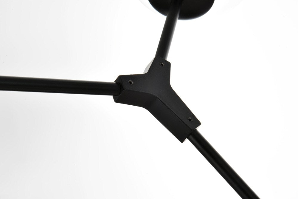 Elegant Furniture & Lighting - Cavoli 61 inch Chandelier in Black - 1712G61BK veiw 5