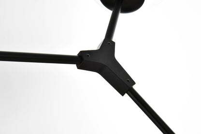 Elegant Furniture & Lighting - Cavoli 61 inch Chandelier in Black - 1712G61BK veiw 5