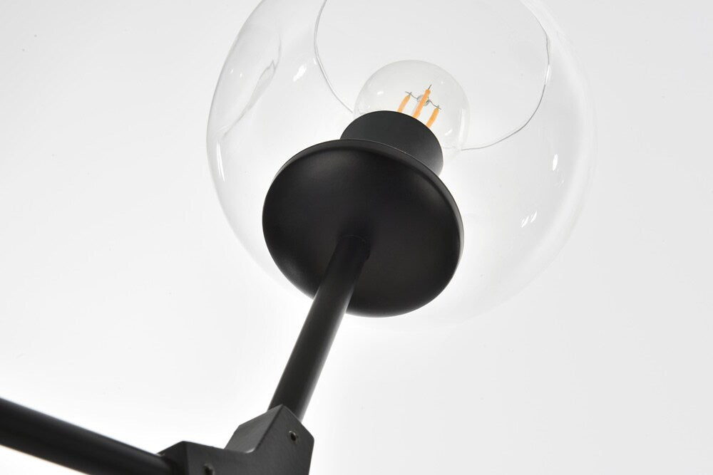 Elegant Furniture & Lighting - Cavoli 61 inch Chandelier in Black - 1712G61BK veiw 6