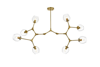 Elegant Furniture & Lighting - Cavoli 61 inch Chandelier in Brass - 1712G61BR veiw 1