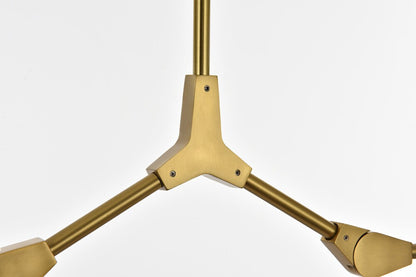 Elegant Furniture & Lighting - Cavoli 61 inch Chandelier in Brass - 1712G61BR veiw 5