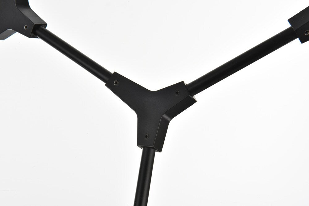 Elegant Furniture & Lighting - Cavoli 70 inch Chandelier in Black - 1712G70BK veiw 7