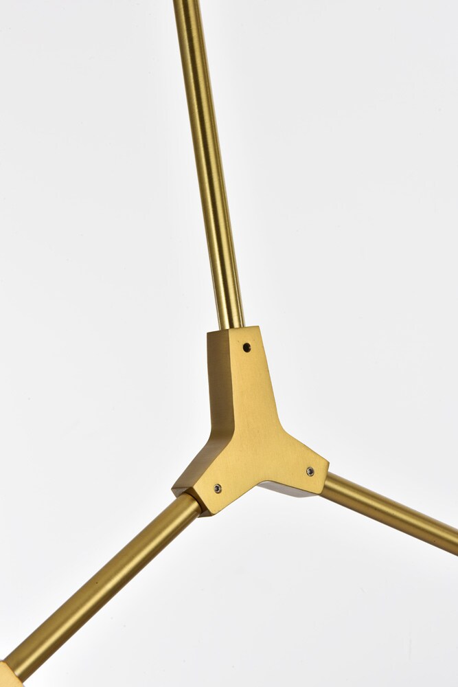Elegant Furniture & Lighting - Cavoli 70 inch Chandelier in Brass - 1712G70BR veiw 5