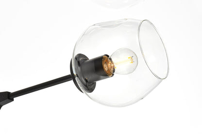 Elegant Furniture & Lighting - Cavoli 74 inch Chandelier in Black - 1712G74BK veiw 4