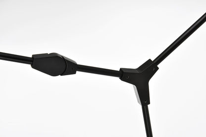 Elegant Furniture & Lighting - Cavoli 74 inch Chandelier in Black - 1712G74BK veiw 5