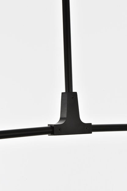 Elegant Furniture & Lighting - Cavoli 74 inch Chandelier in Black - 1712G74BK veiw 7