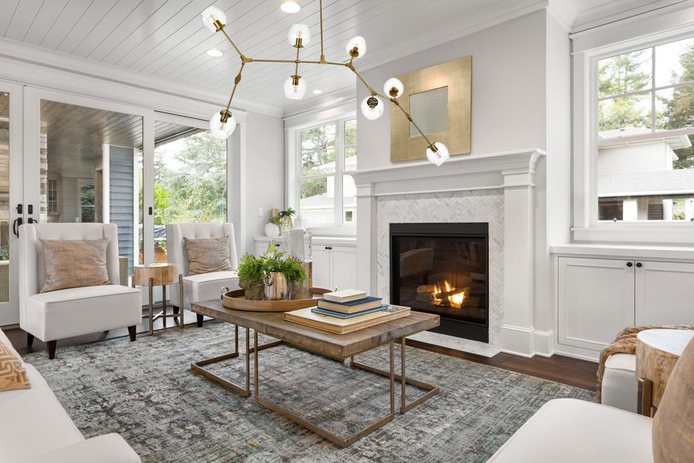 Elegant Furniture & Lighting - Cavoli 74 inch Chandelier in Brass - 1712G74BR veiw 2