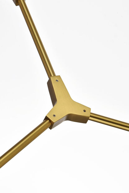 Elegant Furniture & Lighting - Cavoli 74 inch Chandelier in Brass - 1712G74BR veiw 5