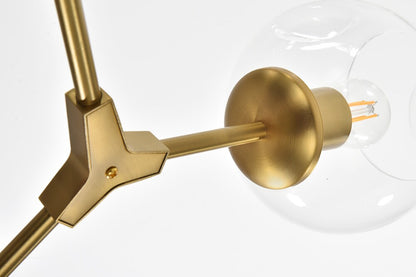 Elegant Furniture & Lighting - Cavoli 74 inch Chandelier in Brass - 1712G74BR veiw 6