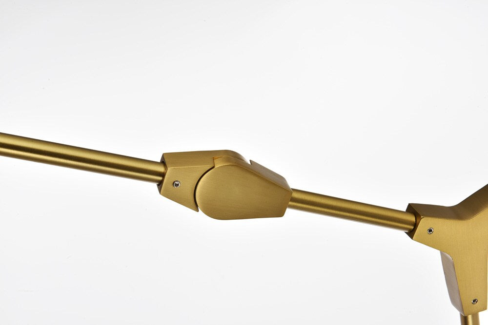 Elegant Furniture & Lighting - Cavoli 74 inch Chandelier in Brass - 1712G74BR veiw 7