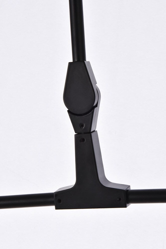 Elegant Furniture & Lighting - Cavoli 9 lights black chandelier - 1712G79BK veiw 5