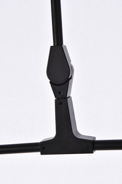 Elegant Furniture & Lighting - Cavoli 9 lights black chandelier - 1712G79BK veiw 5