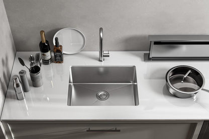 Elegant Furniture & Lighting - Chester Stainless Steel undermount kitchen sink L23 x W18 x H10in - SK10123 veiw 2