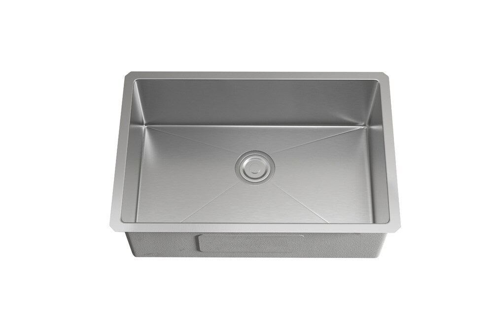 Elegant Furniture & Lighting - Chester Stainless Steel undermount kitchen sink L27x W18 x H10in - SK10127 veiw 1