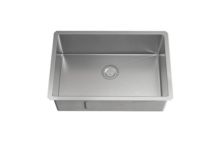 Elegant Furniture & Lighting - Chester Stainless Steel undermount kitchen sink L27x W18 x H10in - SK10127 veiw 1