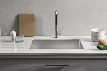 Elegant Furniture & Lighting - Chester Stainless Steel undermount kitchen sink L27x W18 x H10in - SK10127 veiw 3