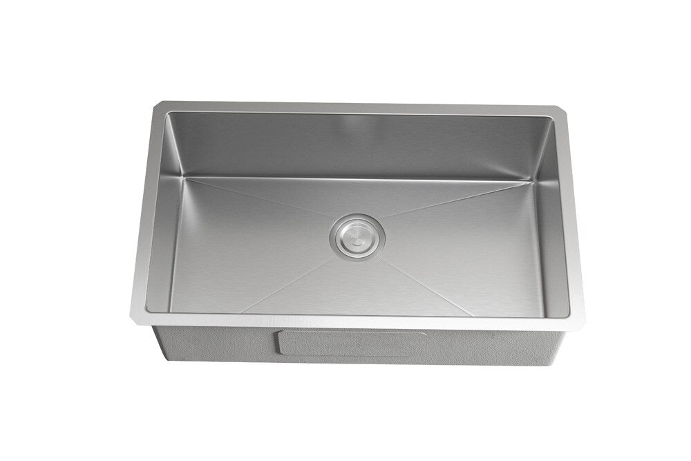 Elegant Furniture & Lighting - Chester Stainless Steel undermount kitchen sink L30xW18 x H10in - SK10130 veiw 1