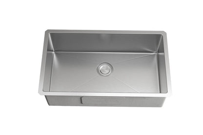 Elegant Furniture & Lighting - Chester Stainless Steel undermount kitchen sink L30xW18 x H10in - SK10130 veiw 1