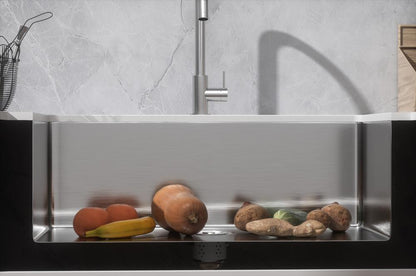 Elegant Furniture & Lighting - Chester Stainless Steel undermount kitchen sink L32xW19 x H10in - SK10132 veiw 6