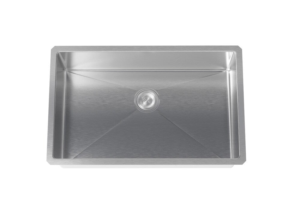 Elegant Furniture & Lighting - Chester Stainless Steel undermount kitchen sink L32xW19 x H10in - SK10132 veiw 7