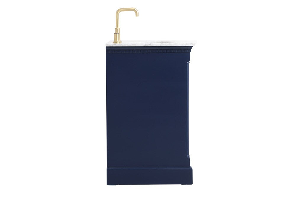 Elegant Furniture & Lighting - Clarence 24 inch Single bathroom vanity in Blue - VF53024BL veiw 7