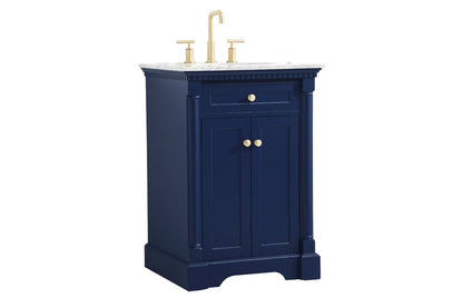 Elegant Furniture & Lighting - Clarence 24 inch Single bathroom vanity in Blue - VF53024BL veiw 14