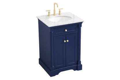 Elegant Furniture & Lighting - Clarence 24 inch Single bathroom vanity in Blue - VF53024BL veiw 15