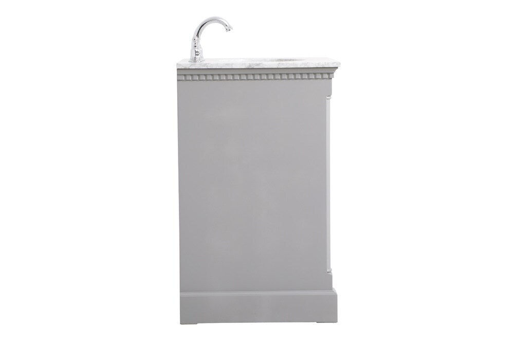 Elegant Furniture & Lighting - Clarence 24 inch Single bathroom vanity in Grey - VF53024GR veiw 7
