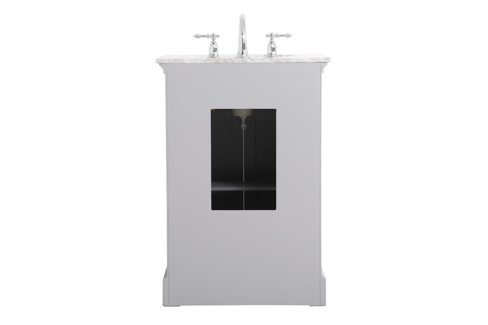 Elegant Furniture & Lighting - Clarence 24 inch Single bathroom vanity in Grey - VF53024GR veiw 8