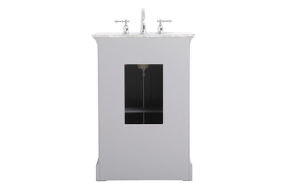 Elegant Furniture & Lighting - Clarence 24 inch Single bathroom vanity in Grey - VF53024GR veiw 8