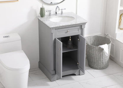 Elegant Furniture & Lighting - Clarence 24 inch Single bathroom vanity in Grey - VF53024GR veiw 10
