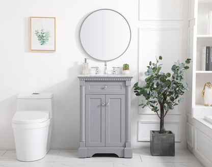 Elegant Furniture & Lighting - Clarence 24 inch Single bathroom vanity in Grey - VF53024GR veiw 11