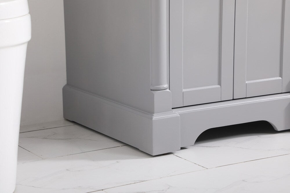 Elegant Furniture & Lighting - Clarence 24 inch Single bathroom vanity in Grey - VF53024GR veiw 13