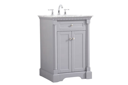Elegant Furniture & Lighting - Clarence 24 inch Single bathroom vanity in Grey - VF53024GR veiw 14