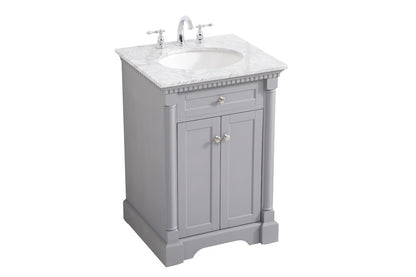 Elegant Furniture & Lighting - Clarence 24 inch Single bathroom vanity in Grey - VF53024GR veiw 15
