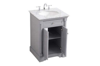 Elegant Furniture & Lighting - Clarence 24 inch Single bathroom vanity in Grey - VF53024GR veiw 16