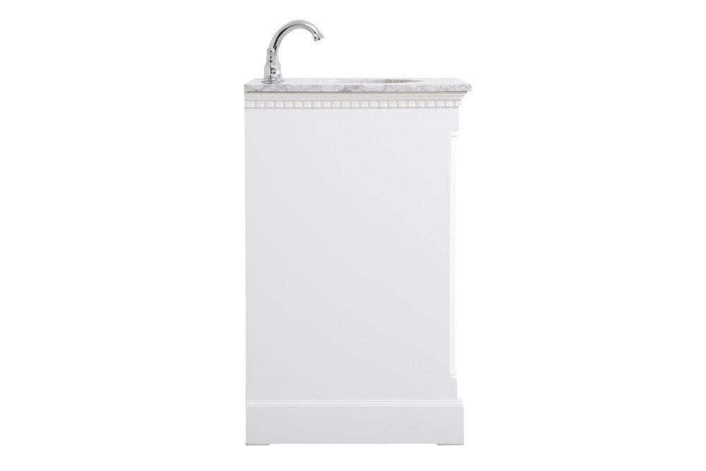 Elegant Furniture & Lighting - Clarence 24 inch Single bathroom vanity in White - VF53024WH veiw 7