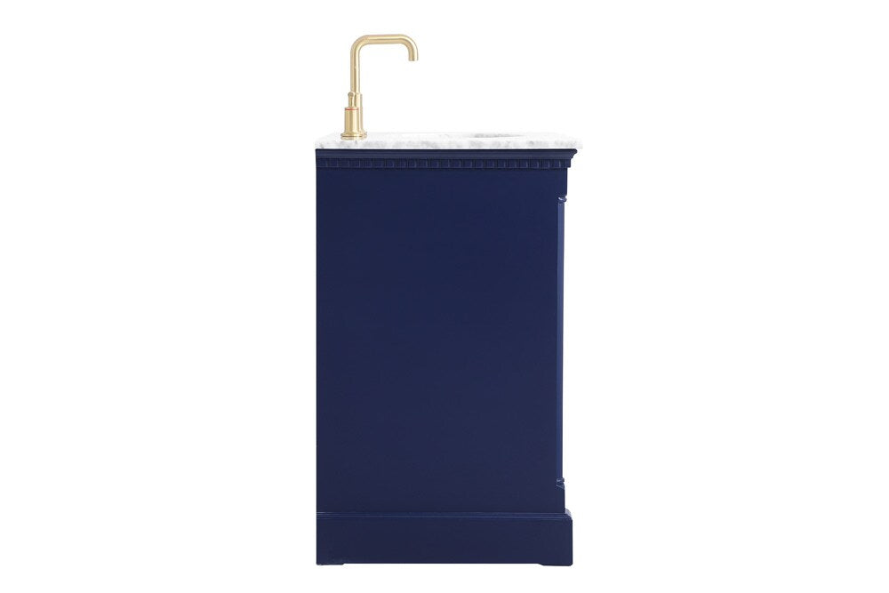 Elegant Furniture & Lighting - Clarence 30 inch Single bathroom vanity in Blue - VF53030BL veiw 7