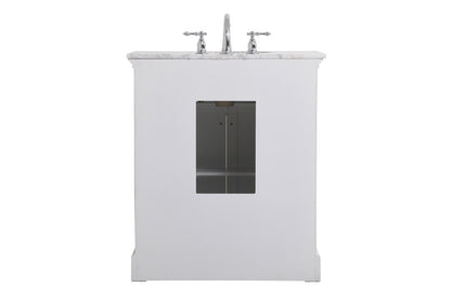 Elegant Furniture & Lighting - Clarence 30 inch Single bathroom vanity in White - VF53030WH veiw 8