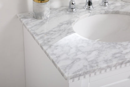 Elegant Furniture & Lighting - Clarence 30 inch Single bathroom vanity in White - VF53030WH veiw 12