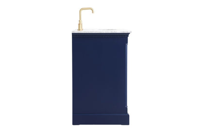 Elegant Furniture & Lighting - Clarence 36 inch Single bathroom vanity in Blue - VF53036BL veiw 7