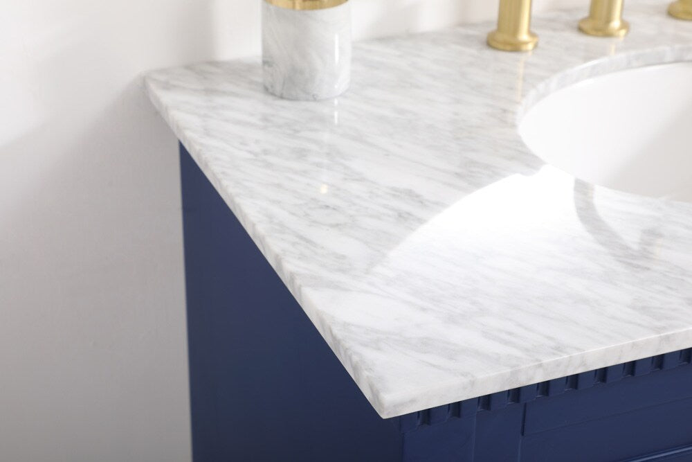 Elegant Furniture & Lighting - Clarence 36 inch Single bathroom vanity in Blue - VF53036BL veiw 12