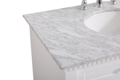 Elegant Furniture & Lighting - Clarence 36 inch Single bathroom vanity in White - VF53036WH veiw 4