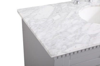 Elegant Furniture & Lighting - Clarence 42 inch Single bathroom vanity in Grey - VF53042GR veiw 4