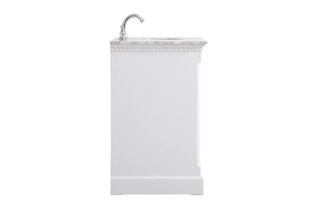 Elegant Furniture & Lighting - Clarence 42 inch Single bathroom vanity in White - VF53042WH veiw 7